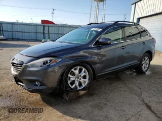 2015 Mazda CX-9 Touring z VIN JM3TB2CA0F0467359, wystawiony jako Copart lot #48314465 z przebiegiem 124 778 mil mil oraz Szkoda całkowita • Salvage title. Historia ofert i sprzedaży dostępna na DreamBid. Obrazek 1.