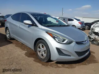 2014 Hyundai Elantra Limited with VIN 5NPDH4AE1EH483956, listed as a IAAI auction lot 41752342 with 1 mi miles. Bid and sale history available at carsss.com. Image 1.