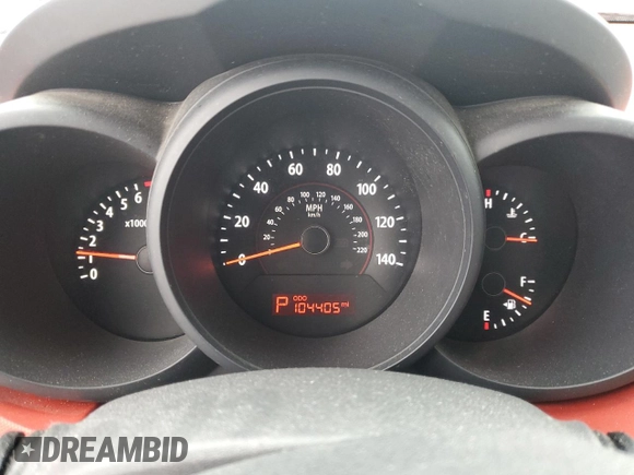 2010 Kia Soul + with VIN KNDJT2A22A7047112, listed as a Copart auction lot 51365695 with 104,405 mi miles and Salvage Title. Bid and sale history available at carsss.com. Image 9.