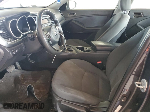 2015 Kia Optima LX with VIN KNAGM4A74F5635494, listed as a Copart auction lot 60344085 with 241,671 mi miles and Salvage title. Bid and sale history available at DreamBid. Image 7.