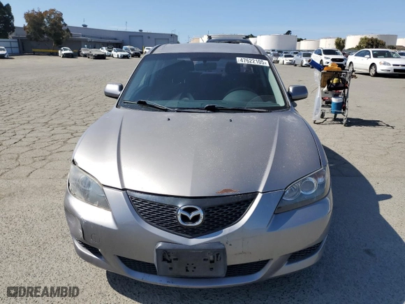 2006 Mazda Mazda3 i with VIN JM1BK12G161487232, listed as a Copart auction lot 47622105 with 227,671 mi miles and Salvage Title. Bid and sale history available at carsss.com. Image 5.