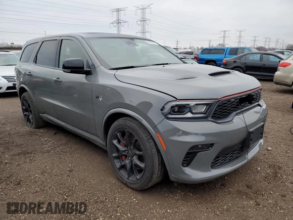 2022 Dodge Durango SRT 392 with VIN 1C4SDJGJ1NC133812, listed as a Copart auction lot 85062594 with 34,867 mi miles and Salvage title. Bid and sale history available at DreamBid. Image 4.