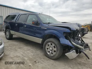 2009 Ford F-150 XL with VIN 1FTPW14V89KB48942, listed as a Copart auction lot 48943945 with 135,989 mi miles and Salvage Title. Bid and sale history available at carsss.com. Image 4.