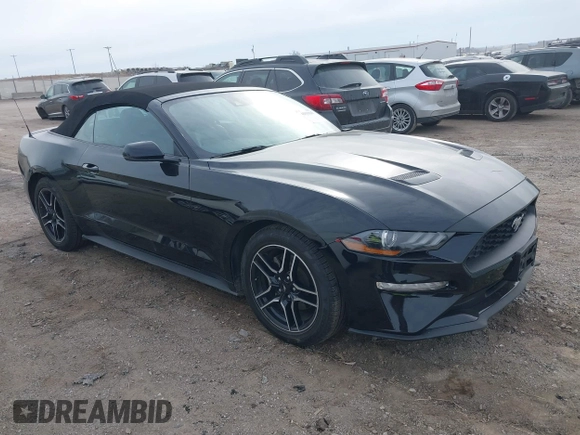 2022 Ford Mustang EcoBoost with VIN 1FATP8UH4N5120990, listed as a IAAI auction lot 41533145 with 46,562 mi miles. Bid and sale history available at carsss.com. Image 1.