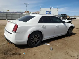 2015 Chrysler 300 with VIN 2C3CCAGG3FH908903, listed as a Copart auction lot 48809095 with 109,850 mi miles and Salvage Title. Bid and sale history available at carsss.com. Image 3.