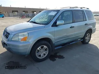 2003 Honda Pilot EX with VIN 2HKYF18463H543326, listed as a IAAI auction lot 41837876 with 215,263 mi miles. Bid and sale history available at carsss.com. Image 18.