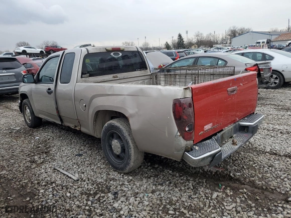 2005 Chevrolet Colorado LS ZQ8 with VIN 1GCCS196958128699, listed as a Copart auction lot 85555384 with 0 mi miles and Clean Title. Bid and sale history available at carsss.com. Image 2.