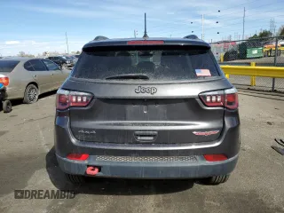 2019 Jeep Compass Trailhawk with VIN 3C4NJDDB2KT799842, listed as a Copart auction lot 50092085 with 86,114 mi miles and Salvage Title. Bid and sale history available at carsss.com. Image 6.