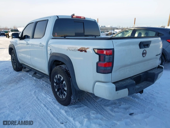 2024 Nissan Frontier PRO-4X with VIN 1N6ED1EK3RN620414, listed as a IAAI auction lot 41613820 with 10,714 mi miles. Bid and sale history available at carsss.com. Image 3.