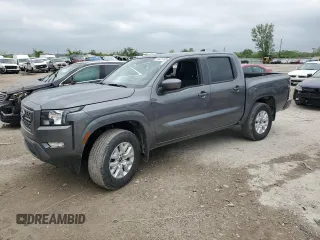 2023 Nissan Frontier SV with VIN 1N6ED1EK1PN649830, listed as a Copart auction lot 54631155 with 29,101 mi miles and Salvage title. Bid and sale history available at DreamBid. Image 1.