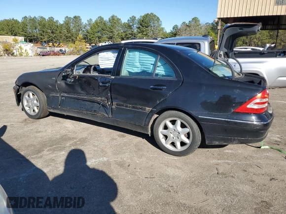 2002 Mercedes-Benz C 230/260/280/320 with VIN WDBRF64J82F278557, listed as a Copart auction lot 45290925 with Not Provided miles and Salvage Title. Bid and sale history available at DreamBid. Image 2.