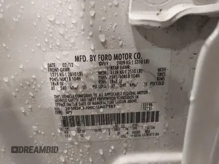 2013 Ford Edge SEL with VIN 2FMDK3J96DBA07187, listed as a IAAI auction lot 41783712 with 139,582 mi miles. Bid and sale history available at carsss.com. Image 9.