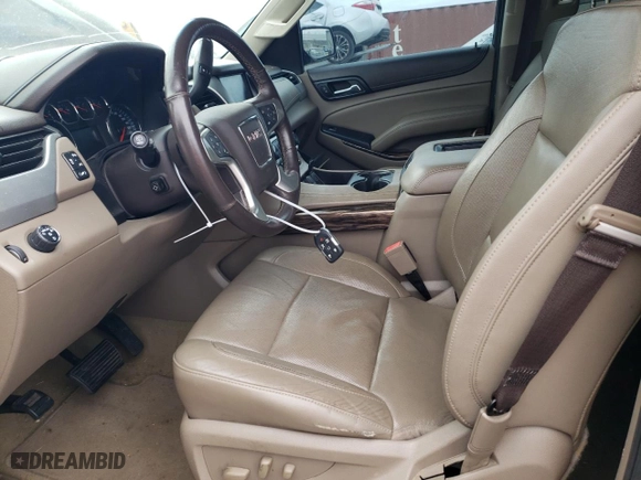 2017 GMC Yukon SLT with VIN 1GKS1BKC6HR217850, listed as a Copart auction lot 44147655 with 0 mi miles and Salvage Title. Bid and sale history available at carsss.com. Image 7.