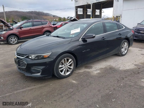 2016 Chevrolet Malibu LT with VIN 1G1ZE5ST8GF304190, listed as a IAAI auction lot 41808590 with 156,917 mi miles. Bid and sale history available at carsss.com. Image 2.