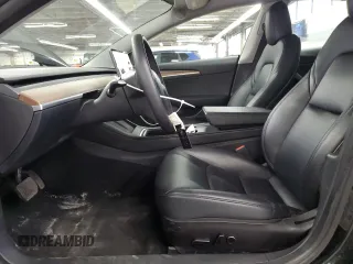 2023 Tesla Model 3 with VIN 5YJ3E1EA5PF439017, listed as a Copart auction lot 53694145 with 73,875 mi miles and Salvage Title. Bid and sale history available at DreamBid. Image 7.