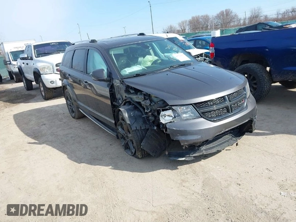 2020 Dodge Journey Crossroad with VIN 3C4PDCGB2LT188152, listed as a IAAI auction lot 41721835 with 70,441 mi miles and . Bid and sale history available at carsss.com. Image 1.