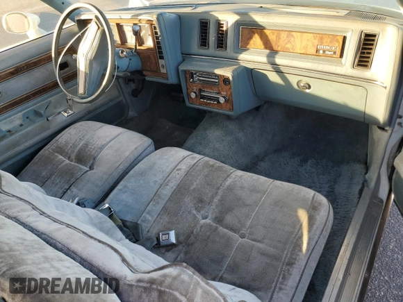 1979 Buick Regal with VIN 4M47H9Z104374, listed as a Copart auction lot 75039904 with 85,162 mi miles and Salvage Title. Bid and sale history available at DreamBid. Image 8.