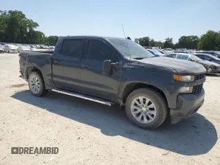 2021 Chevrolet Silverado 1500 Custom with VIN 1GCPWBEK1MZ241845, listed as a Copart auction lot 52790415 with 133,480 mi miles and Salvage Title. Bid and sale history available at DreamBid. Image 4.