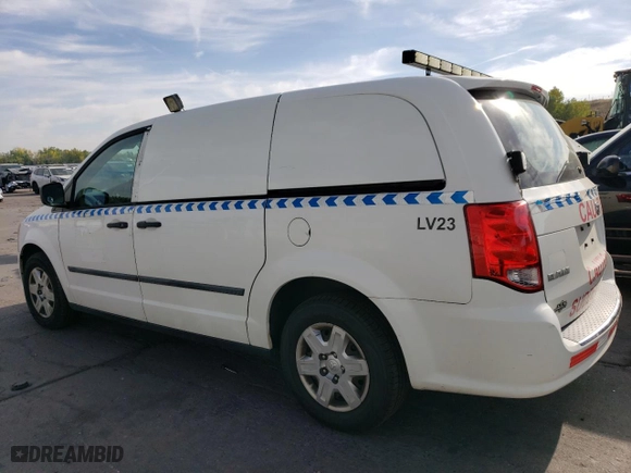 2013 Ram Cargo Van Tradesman with VIN 2C4JRGAG7DR688797, listed as a Copart auction lot 75758044 with 106,422 mi miles and Clean Title. Bid and sale history available at carsss.com. Image 2.