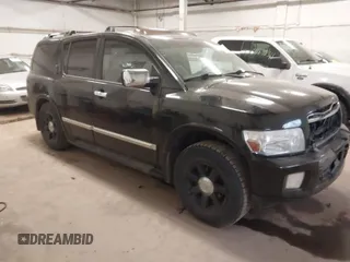 2005 Infiniti QX56 with VIN 5N3AA08CX5N808272, listed as a IAAI auction lot 41790423 with 199,524 mi miles. Bid and sale history available at carsss.com. Image 1.