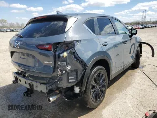 2024 Mazda CX-5 S Carbon Edition with VIN JM3KFBCL4R0460307, listed as a Copart auction lot 49671115 with 17,257 mi miles and Salvage Title. Bid and sale history available at DreamBid. Image 3.