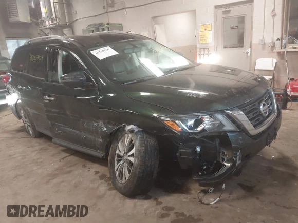 2020 Nissan Pathfinder SL with VIN 5N1DR2CN7LC591114, listed as a IAAI auction lot 41357809 with 118,272 mi miles. Bid and sale history available at carsss.com. Image 1.
