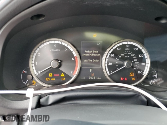 2019 Lexus NX 300 with VIN JTJBARBZ3K2189396, listed as a Copart auction lot 60099615 with 36,331 mi miles and Salvage title. Bid and sale history available at DreamBid. Image 9.