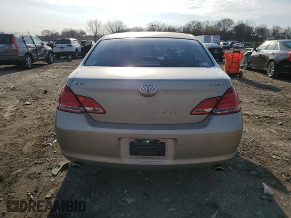 2006 Toyota Avalon XL with VIN 4T1BK36B56U137588, listed as a Copart auction lot 49990075 with 212,253 mi miles and Salvage Title. Bid and sale history available at carsss.com. Image 6.