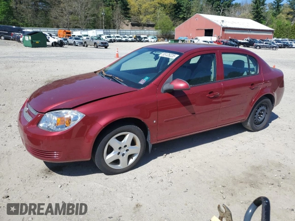 2008 Chevrolet Cobalt LT with VIN 1G1AL58F787234827, listed as a Copart auction lot 55125225 with 85,912 mi miles and Clean Title. Bid and sale history available at DreamBid. Image 1.