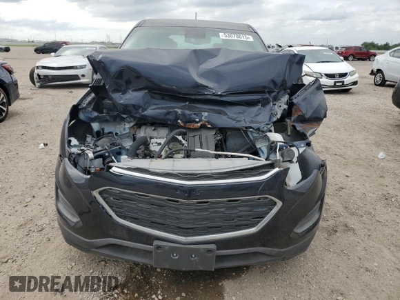2017 Chevrolet Equinox LS with VIN 2GNALBEK2H1524453, listed as a Copart auction lot 53070015 with 0 mi miles and Salvage Title. Bid and sale history available at carsss.com. Image 5.