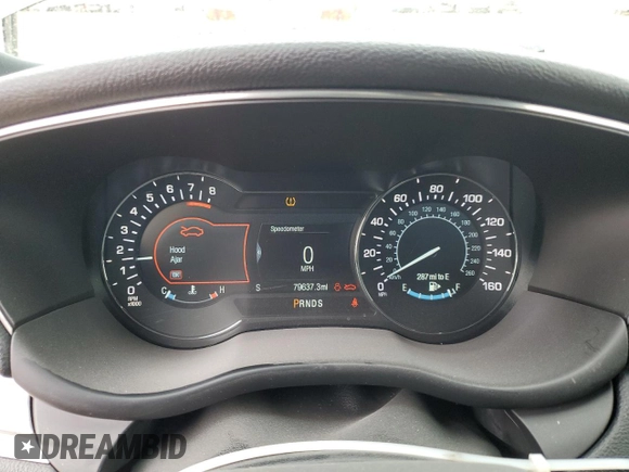 2019 Lincoln MKC Reserve with VIN 5LMCJ3D91KUL29637, listed as a Copart auction lot 54600385 with 79,637 mi miles and Salvage title. Bid and sale history available at DreamBid. Image 9.
