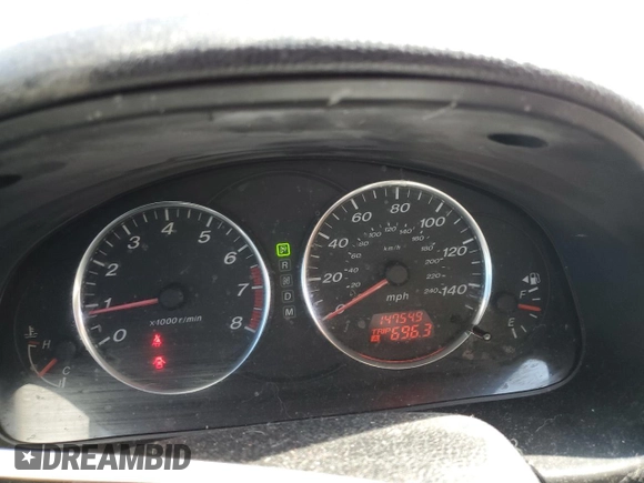 2007 Mazda 6 i Sport VE with VIN 1YVHP84C475M12561, listed as a Copart auction lot 48512715 with 147,549 mi miles and Salvage Title. Bid and sale history available at DreamBid. Image 9.
