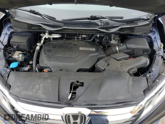 2020 Honda Odyssey EX-L with VIN 5FNRL6H70LB051653, listed as a Copart auction lot 45387985 with 63,747 mi miles and Salvage Title. Bid and sale history available at carsss.com. Image 12.