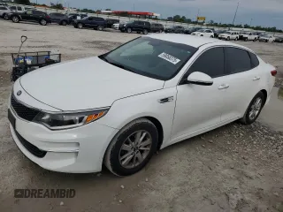 2016 Kia Optima LX with VIN KNAGT4L36G5088551, listed as a Copart auction lot 59058375 with 69,268 mi miles and Salvage title. Bid and sale history available at DreamBid. Image 1.