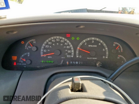 2002 Ford Expedition Eddie Bauer with VIN 1FMRU17L02LA05326, listed as a Copart auction lot 58048805 with 211,594 mi miles and Salvage title. Bid and sale history available at DreamBid. Image 9.