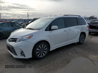 2018 Toyota Sienna XLE with VIN 5TDDZ3DC7JS198250, listed as a Copart auction lot 45917405 with 119,381 mi miles and Salvage Title. Bid and sale history available at carsss.com. Image 1.