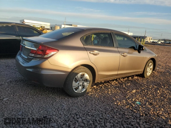 2015 Honda Civic Sedan LX with VIN 2HGFB2F57FH521824, listed as a Copart auction lot 55024385 with 154,775 mi miles and Clean Title. Bid and sale history available at carsss.com. Image 3.