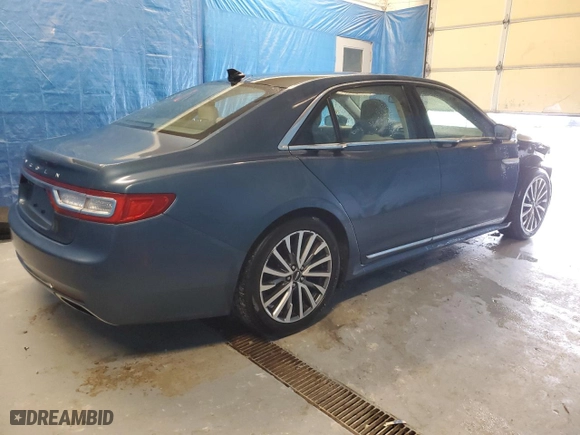2018 Lincoln Continental Select with VIN 1LN6L9TK8J5609789, listed as a Copart auction lot 49889164 with 89,461 mi miles and Salvage Title. Bid and sale history available at carsss.com. Image 3.