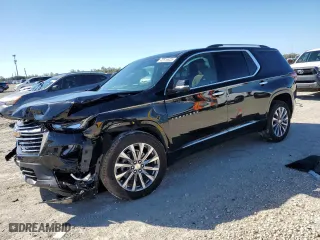 2023 Chevrolet Traverse Premier with VIN 1GNERKKW8PJ291108, listed as a Copart auction lot 42616925 with 7,591 mi miles and Salvage Title. Bid and sale history available at carsss.com. Image 1.