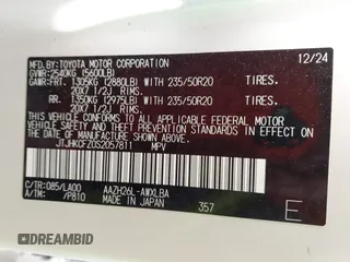 2025 Lexus NX 450h+ Luxury z VIN JTJHKCFZ0S2057811, wystawiony jako IAAI lot #42369138 z przebiegiem 1 962 mil mil oraz . Historia ofert i sprzedaży dostępna na DreamBid. Obrazek 9.