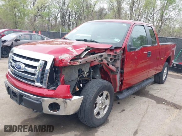 2010 Ford F-150 XL with VIN 1FTFX1EVXAKA25879, listed as a IAAI auction lot 41997574 with 177,256 mi miles. Bid and sale history available at carsss.com. Image 6.