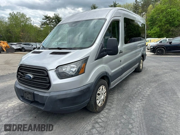 2015 Ford Transit Passenger XL with VIN 1FBAX2CM0FKA41966, listed as a Copart auction lot 56363935 with 164,365 mi miles and Clean Title. Bid and sale history available at DreamBid. Image 1.