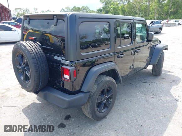 2023 Jeep Wrangler Sport S z VIN 1C4HJXDN6PW587472, wystawiony jako IAAI lot #42329815 z przebiegiem 34 568 mil mil oraz . Historia ofert i sprzedaży dostępna na DreamBid. Obrazek 4.