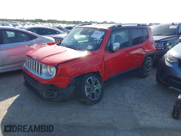 2016 Jeep Renegade Limited с VIN ZACCJADT6GPC94058, выставлен на аукционе IAAI как лот 42203571 с пробегом 101 165 миль миль и . История ставок и продаж доступна на DreamBid. Изображение 2.