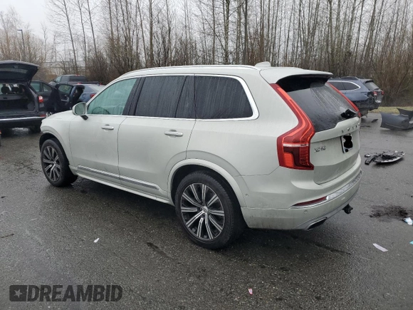 2020 Volvo XC90 Inscription with VIN YV4A221L1L1618474, listed as a Copart auction lot 45589905 with 87,455 mi miles and Salvage title. Bid and sale history available at DreamBid. Image 2.