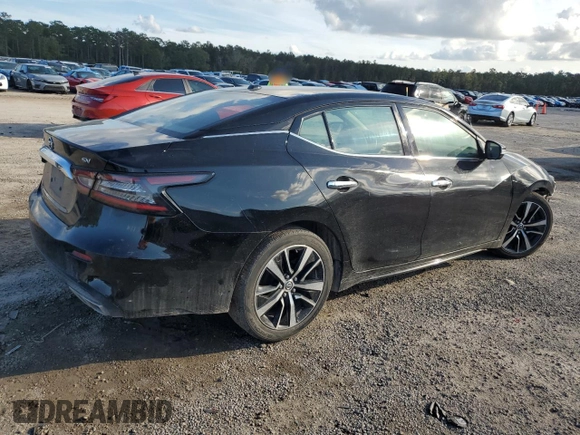 2021 Nissan Maxima SV with VIN 1N4AA6CV4MC507800, listed as a Copart auction lot 48749595 with 82,037 mi miles and Salvage Title. Bid and sale history available at DreamBid. Image 3.