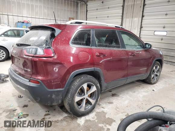 2019 Jeep Cherokee Limited with VIN 1C4PJMDN9KD251085, listed as a Copart auction lot 45800125 with 79,842 mi miles and Salvage Title. Bid and sale history available at carsss.com. Image 3.