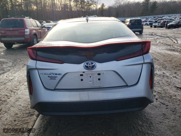 2018 Toyota Prius Prime Plus with VIN JTDKARFP9J3104663, listed as a Copart auction lot 45935115 with NaN miles and Salvage Title. Bid and sale history available at carsss.com. Image 6.