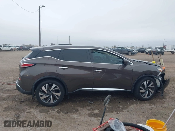 2018 Nissan Murano Platinum with VIN 5N1AZ2MG3JN187408, listed as a IAAI auction lot 41536060 with 76,476 mi miles. Bid and sale history available at carsss.com. Image 13.