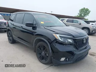 2019 Honda Passport Sport with VIN 5FNYF7H25KB008597, listed as a IAAI auction lot 42288280 with 84,925 mi miles and . Bid and sale history available at DreamBid. Image 1.
